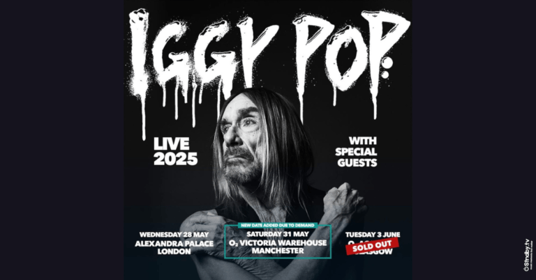 Iggy Pop Lives shows of 2025