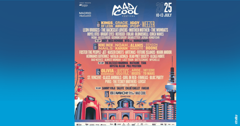 Mad Cool festival poster