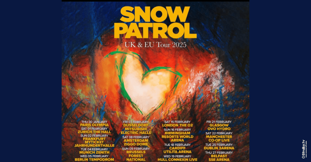 Snow Patrol Eu tour Poster