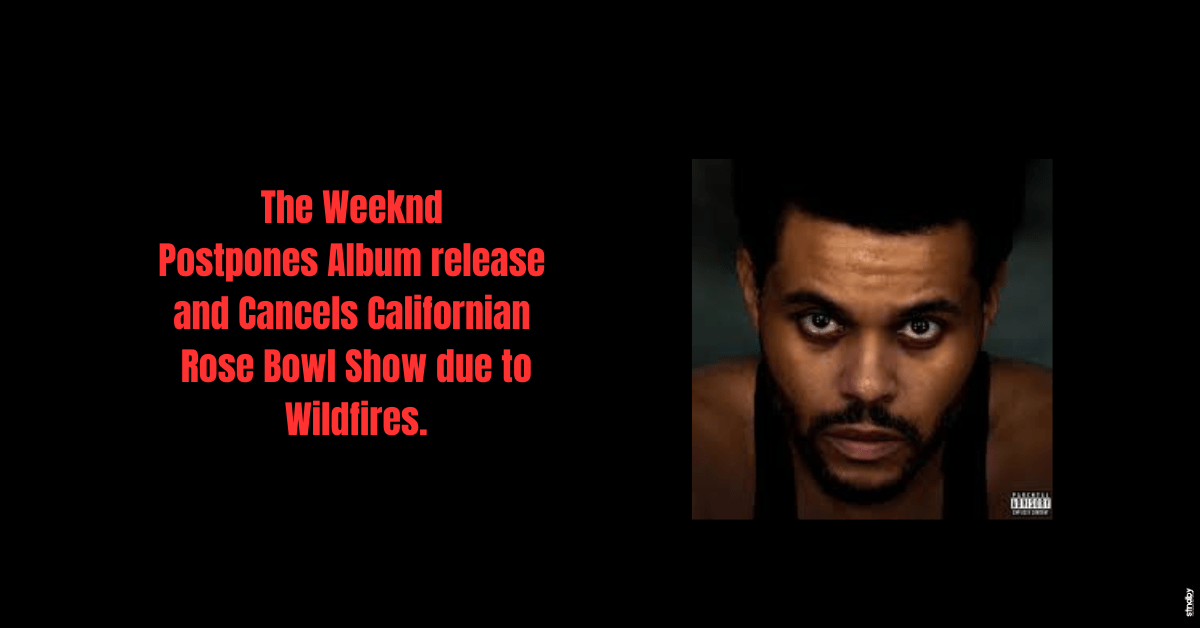 The Weeknd postpone Album launch