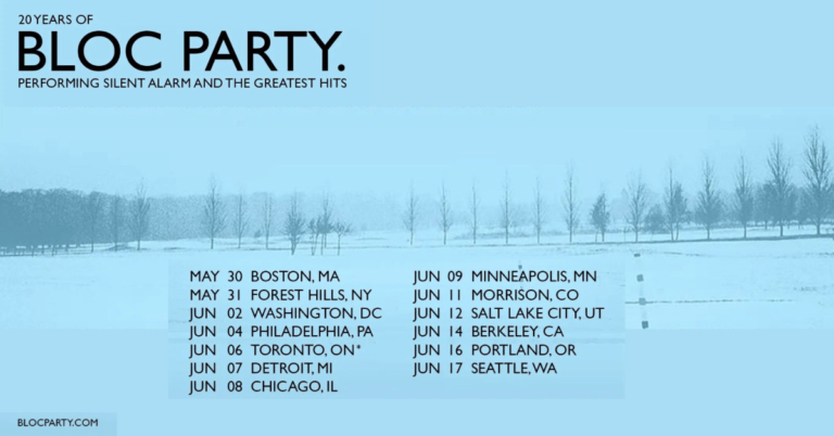 Bloc Party Us Tour Poster