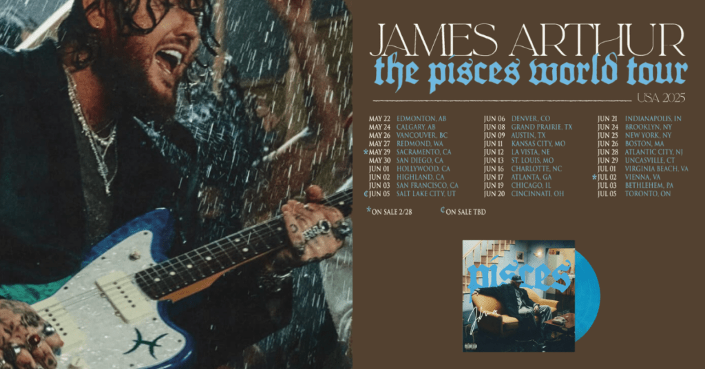 James Arthur Tour