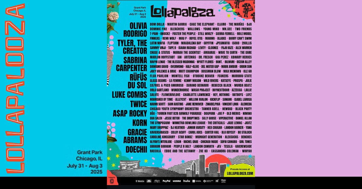 Lollapalooza 2025 Chicago
