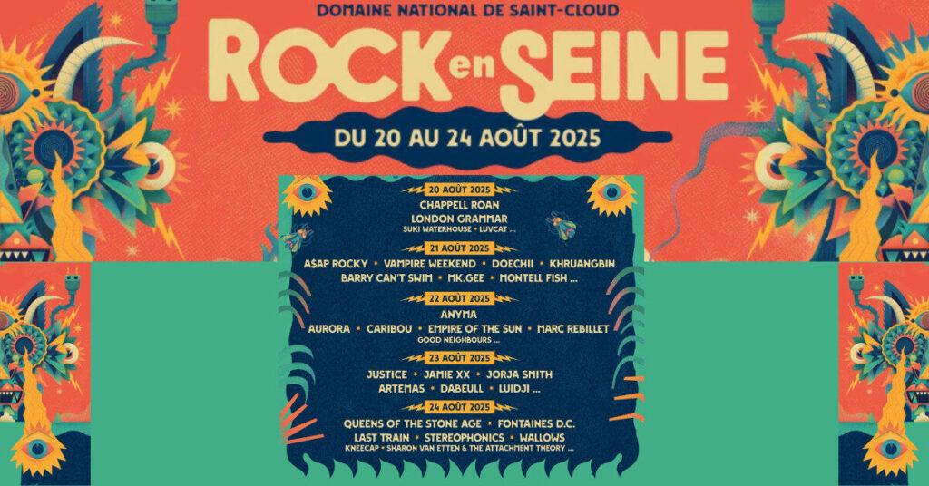 Rock en Seine Website poster