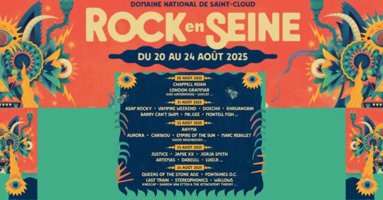 Rock en Seine Website poster