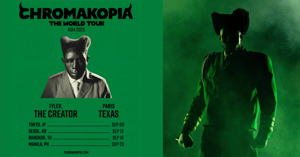 Tyler asia tour poster