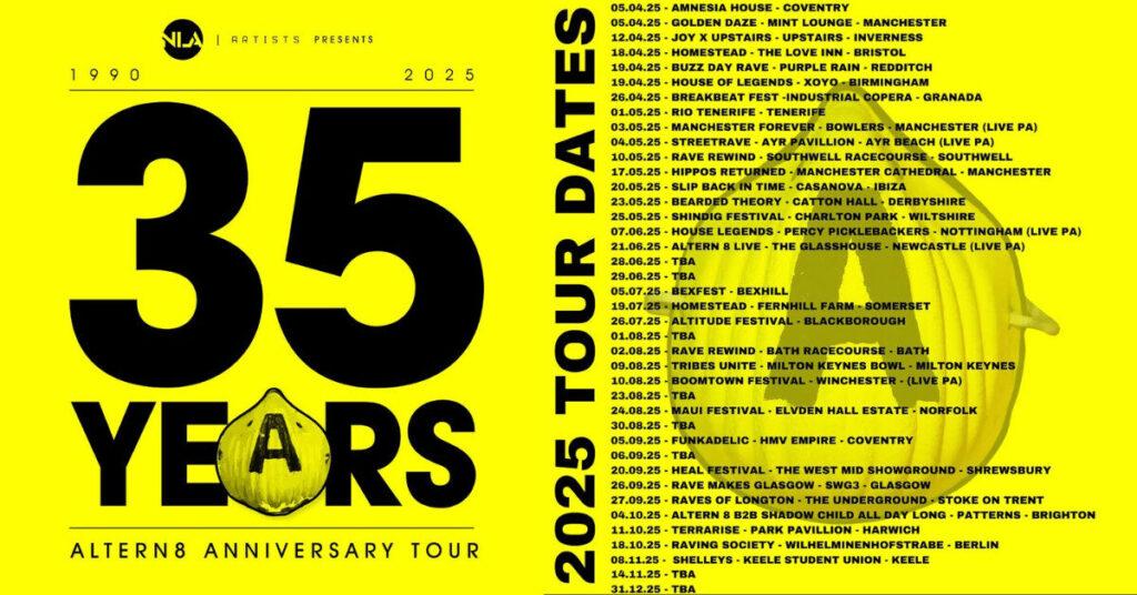 35 Years of Altern 8 tour