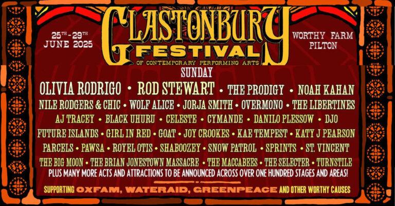 Glastonbury Sunday night