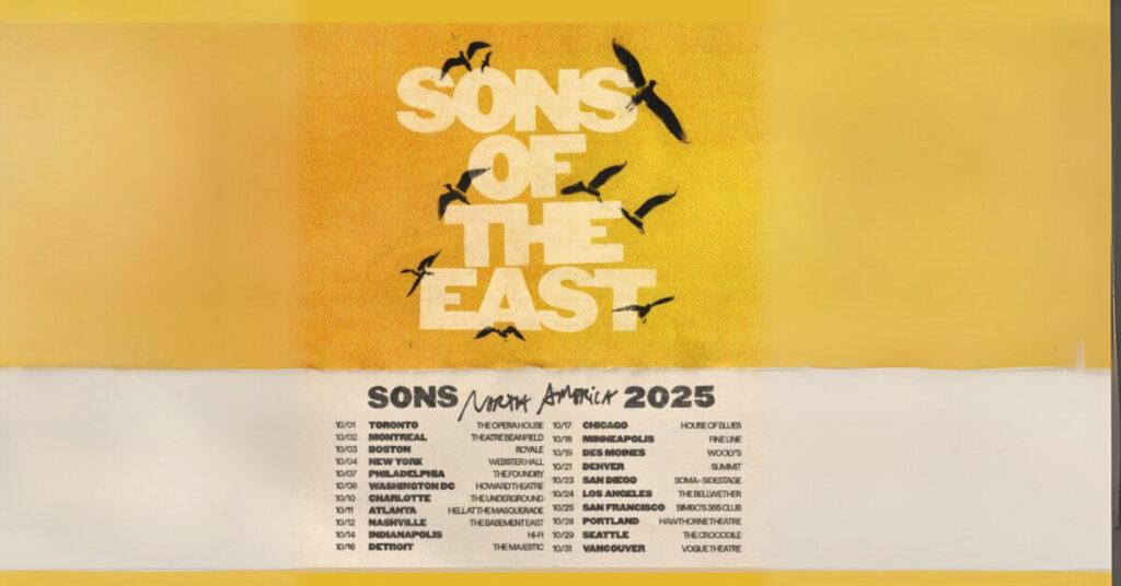 Sons of the East Usa Tour