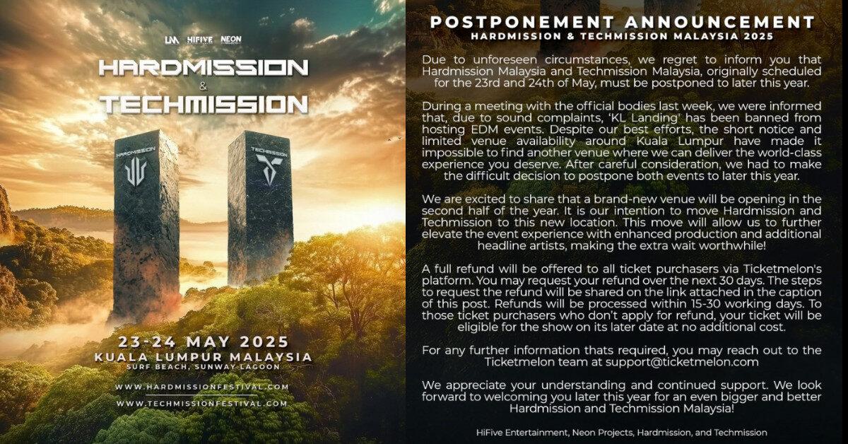 Hardmission Malaysia Postponed