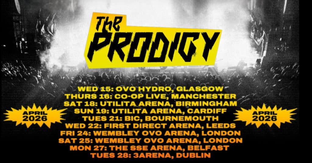 The Prodigy UK Tour 2026 dates