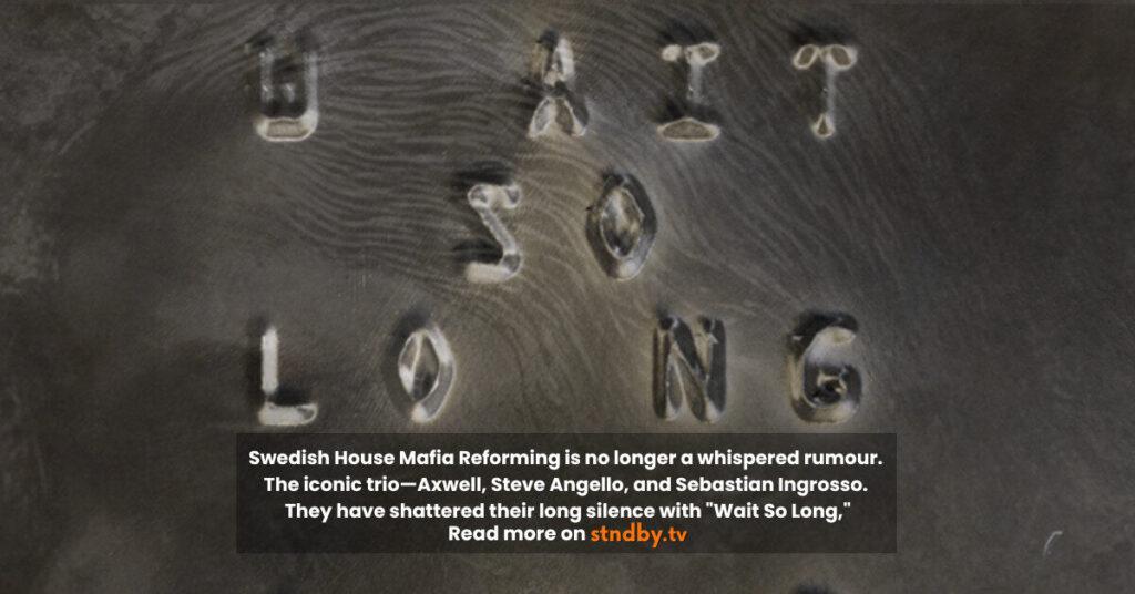 Swedish House Mafia Wait so long