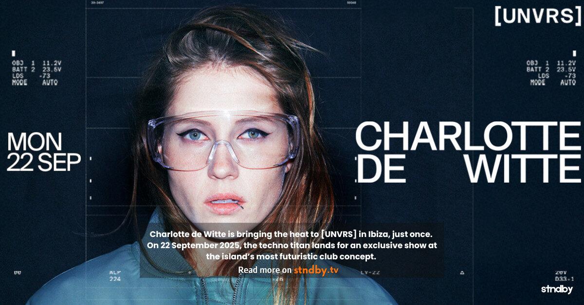 Charlotte de Witte UNVRS Ibiza