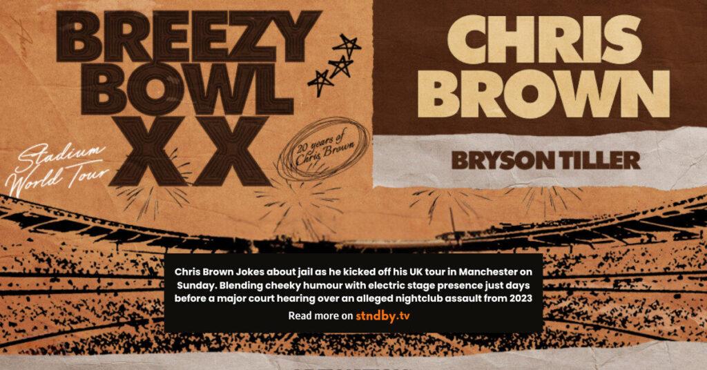Chris brown jokes about jail