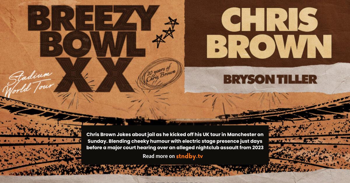 Chris brown jokes about jail