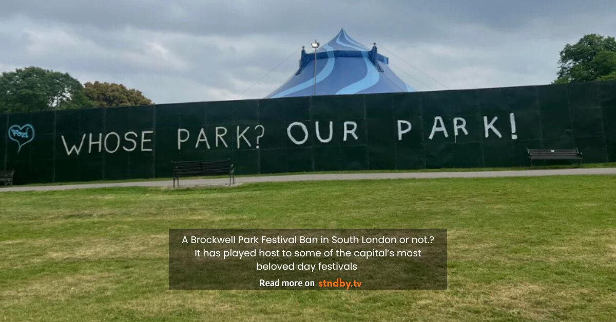 Festival ban Brockwell park