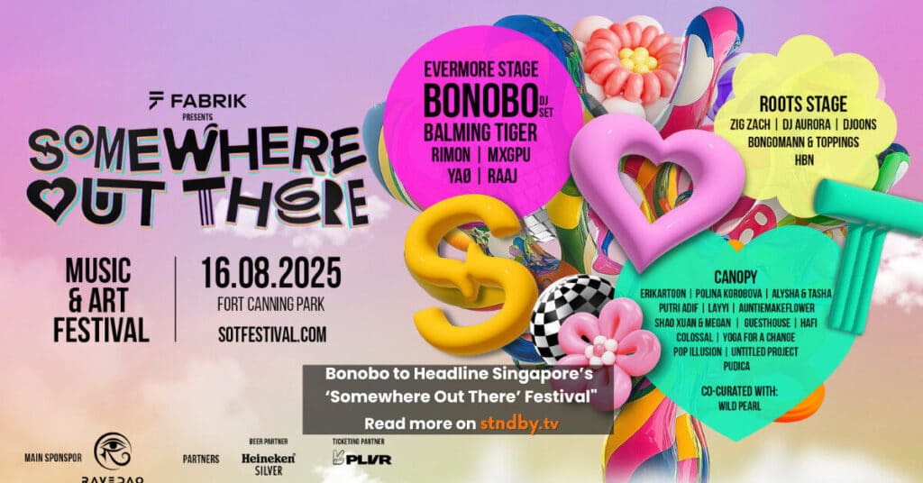 Bonobo at Somewhere out there Festival Singapore