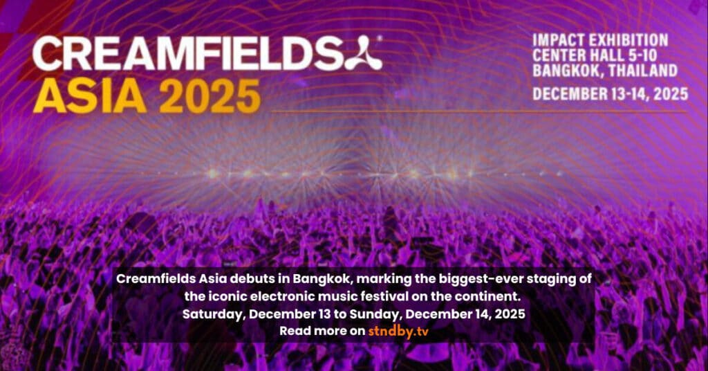 Creamfields Asia coming to Bangkok