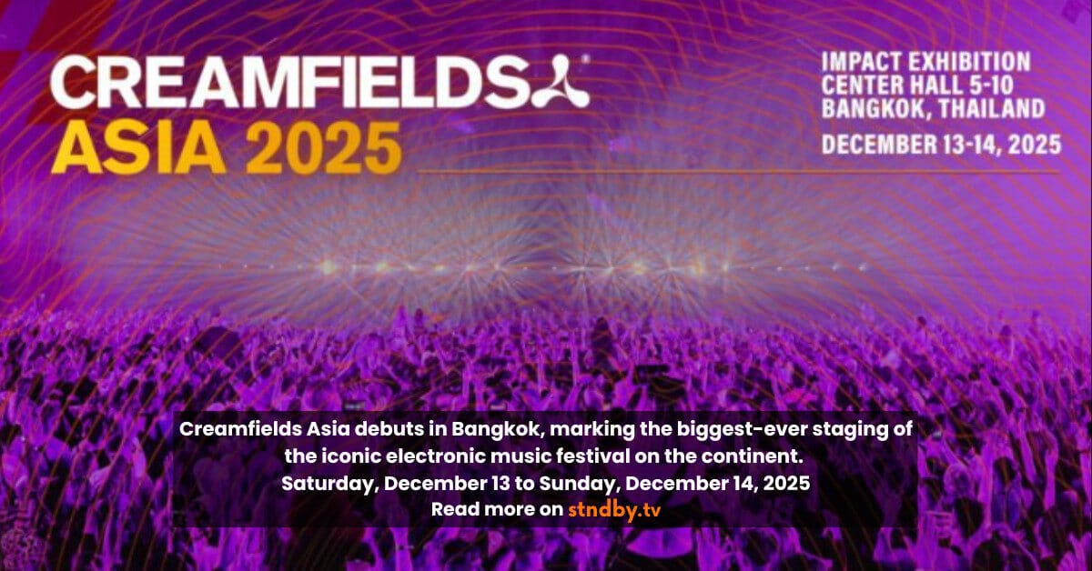 Creamfields Asia coming to Bangkok