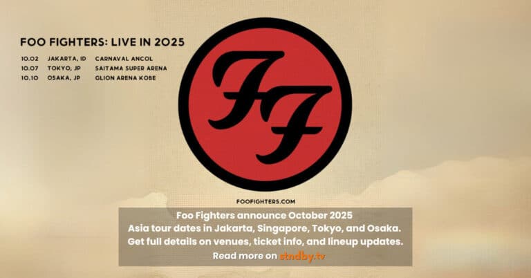 Foo Fighter Asia Tour