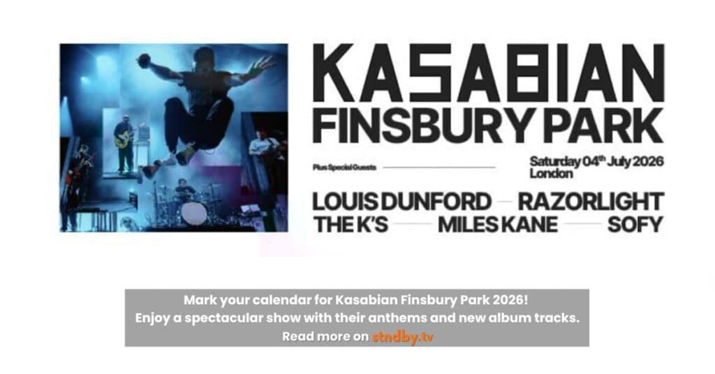 Kasabian Finsbury Park Show