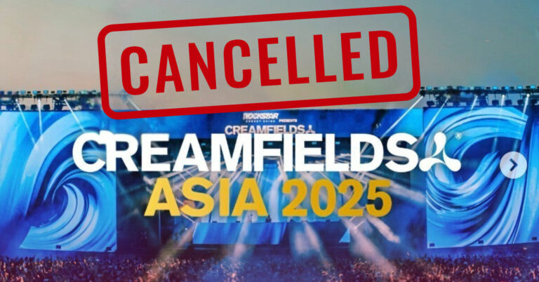 Creamfields Asia Cancelled