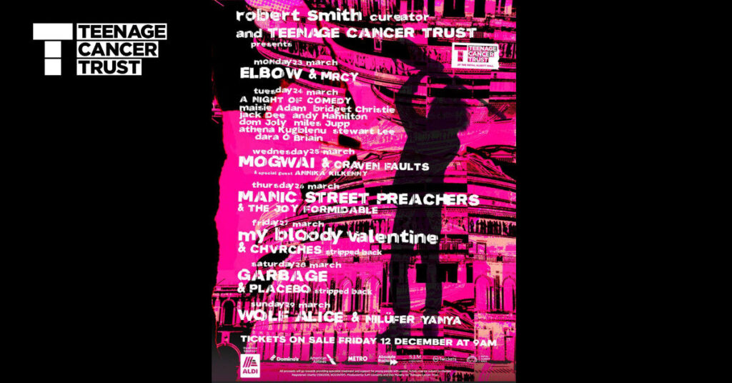 Robert smith teenage cancer trust